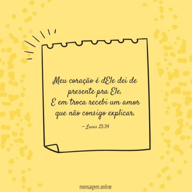Meu coração é dEle