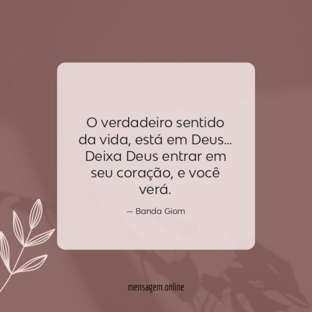 O verdadeiro sentido da vida