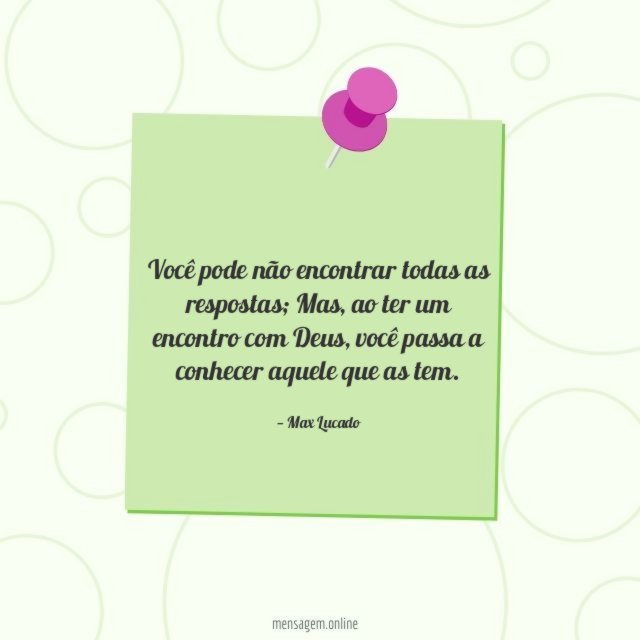 Você pode não encontrar todas