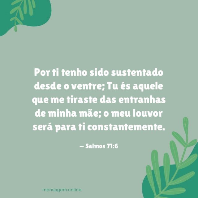 Por ti tenho sido sustentado