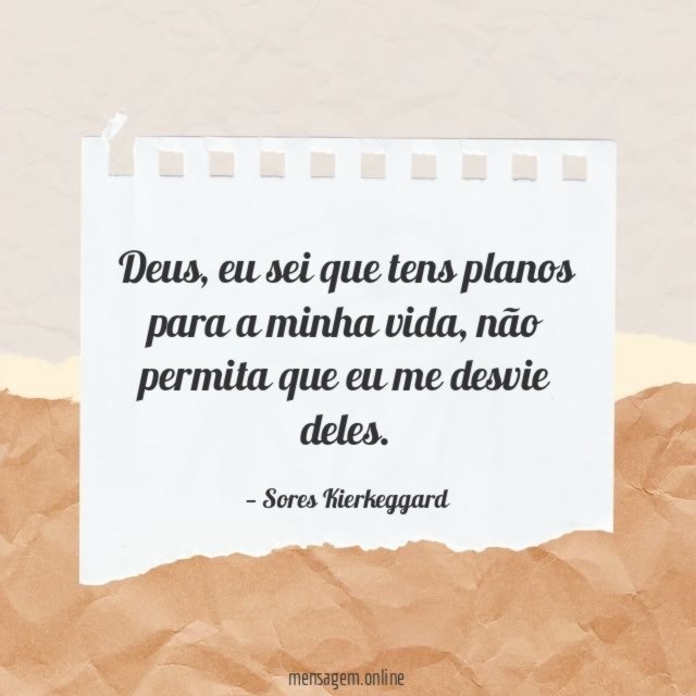 Não permita que eu me desvie
