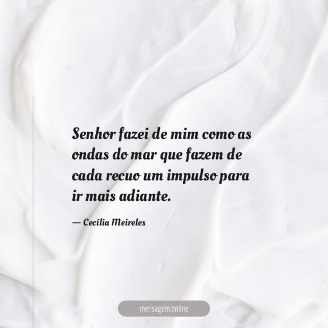 Senhor fazei de mim
