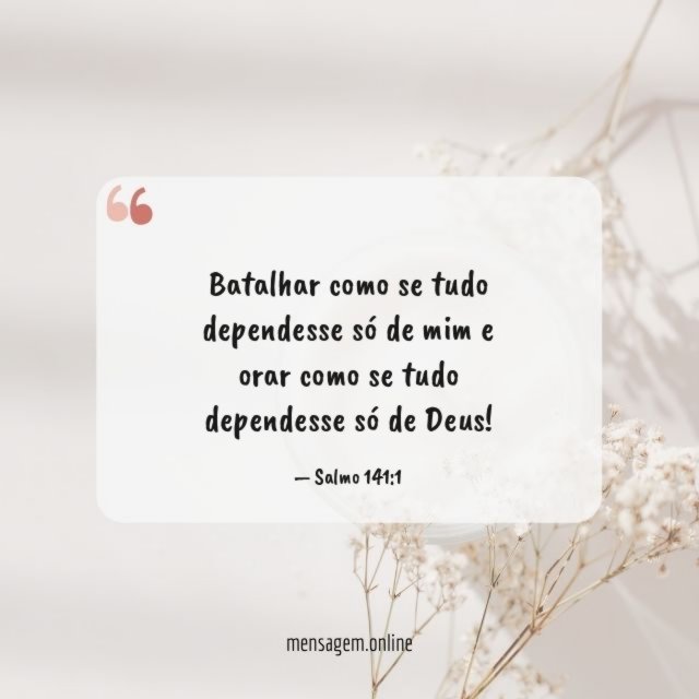 Batalhar como se tudo