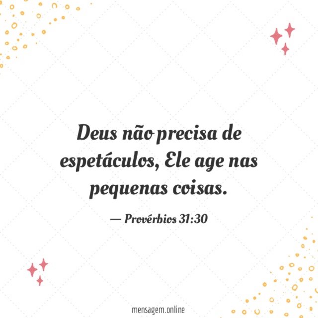 Deus não precisa de