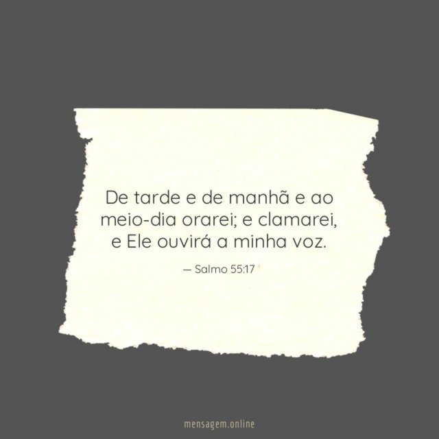 De tarde e de manhã