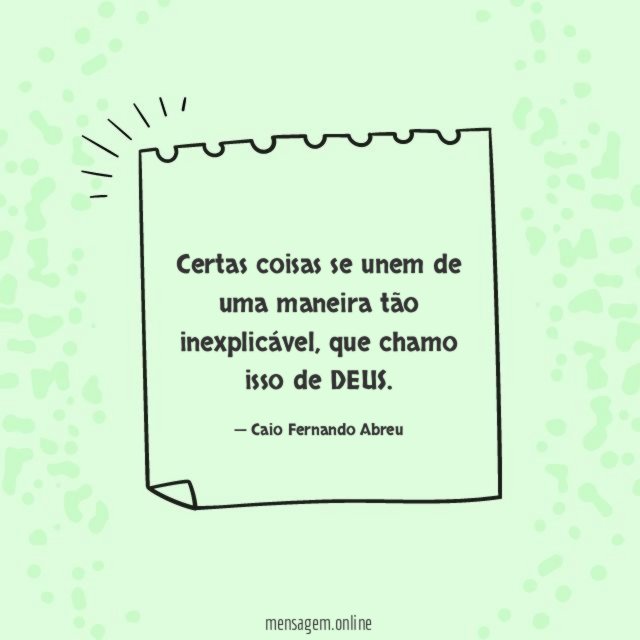 Certas coisas se unem de uma
