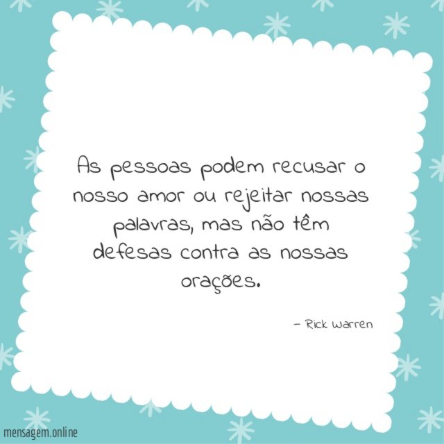 As pessoas podem recusar