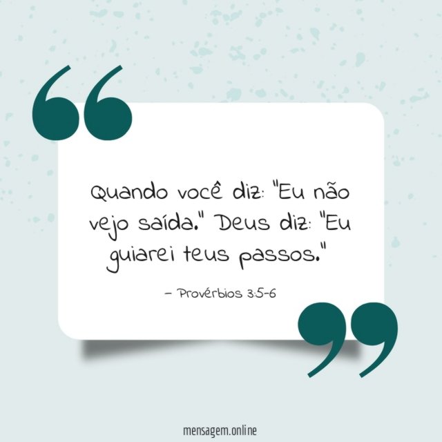 Quando você diz