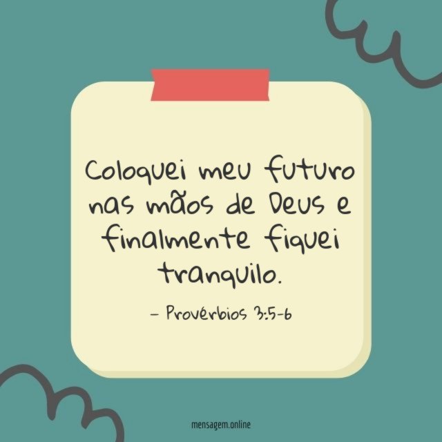 Coloquei meu futuro