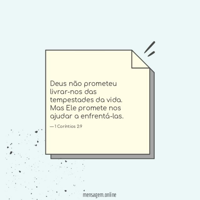 Deus não prometeu