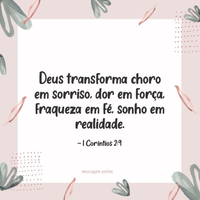 Deus transforma