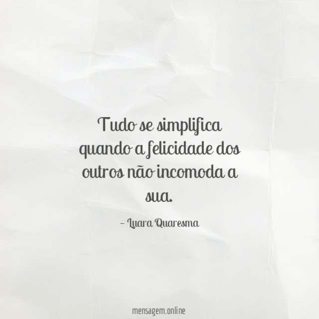 Não incomoda a sua