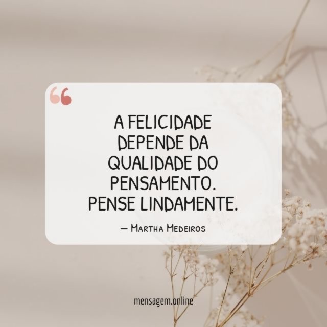 Pense lindamente