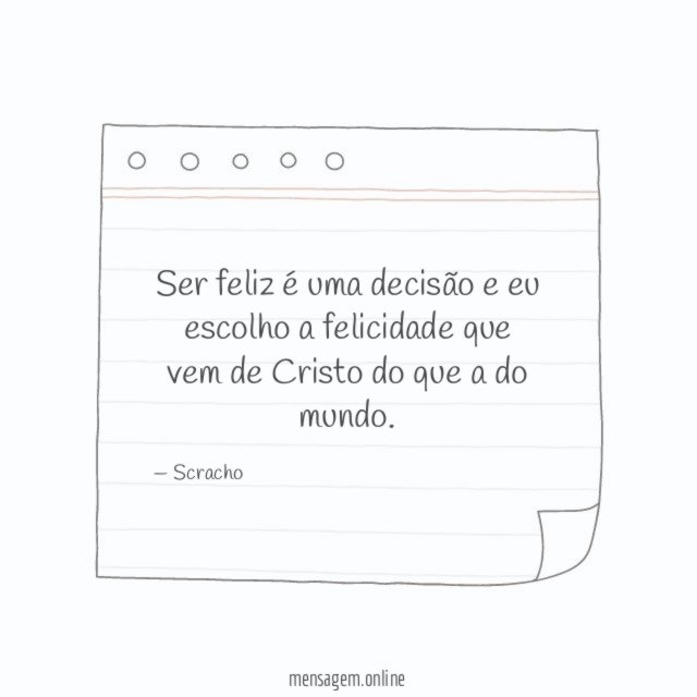 Ser feliz é uma decisão