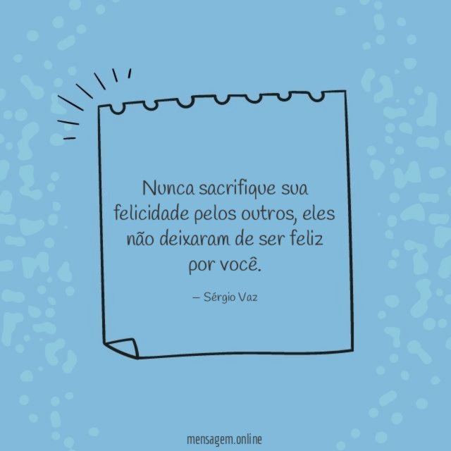 Nunca sacrifique
