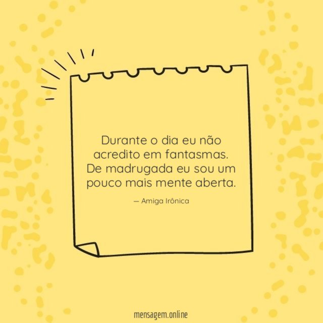 Eu não acredito em fantasmas