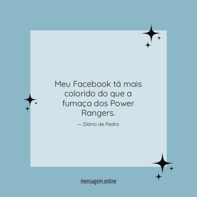 Meu Facebook tá mais colorido