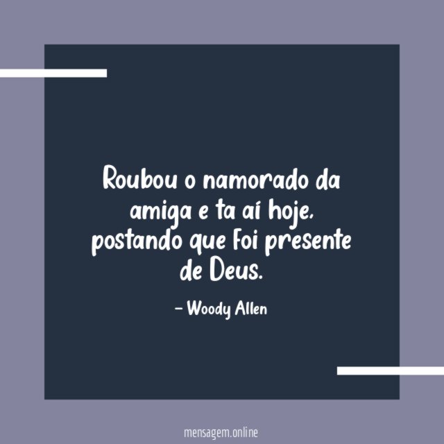 Roubou o namorado da amiga