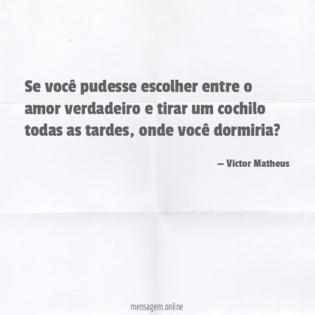 Se você pudesse escolher entre