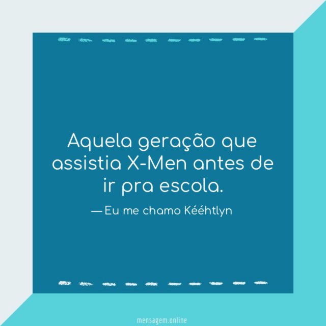 Aquela geração que assistia