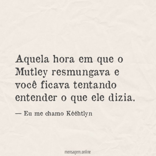 Aquela hora em que o Mutley