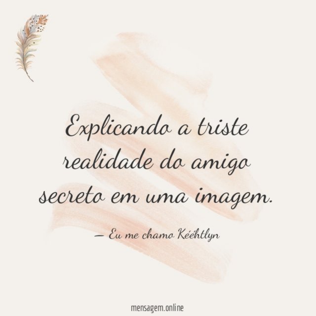 Explicando a triste realidade