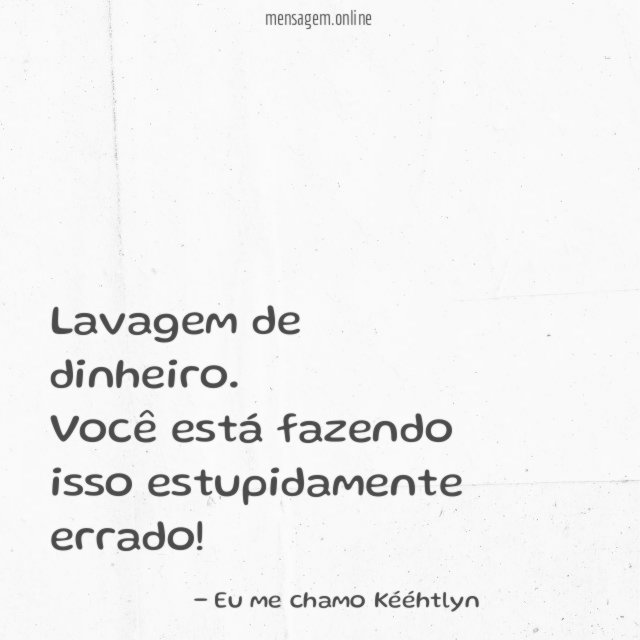 Lavagem de dinheiro