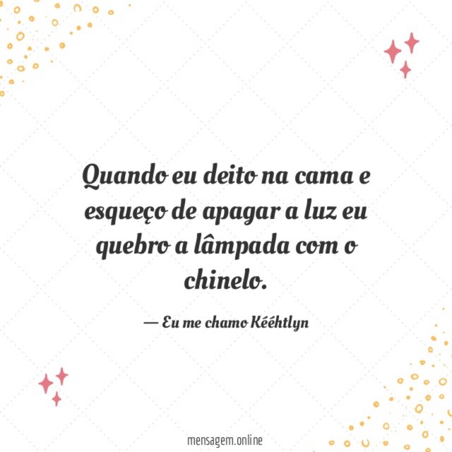 Quando eu deito na cama