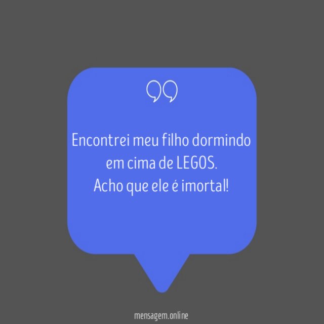 Encontrei meu filho dormindo