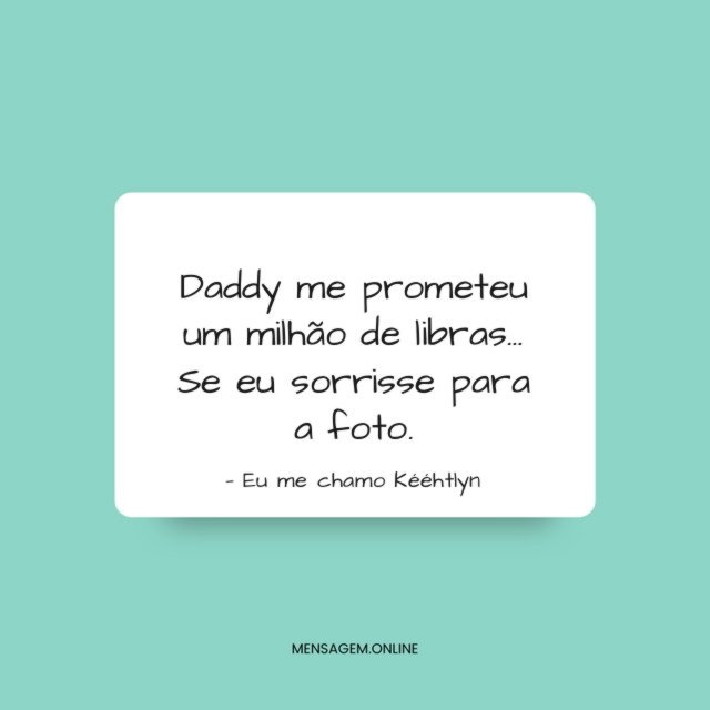 Daddy me prometeu