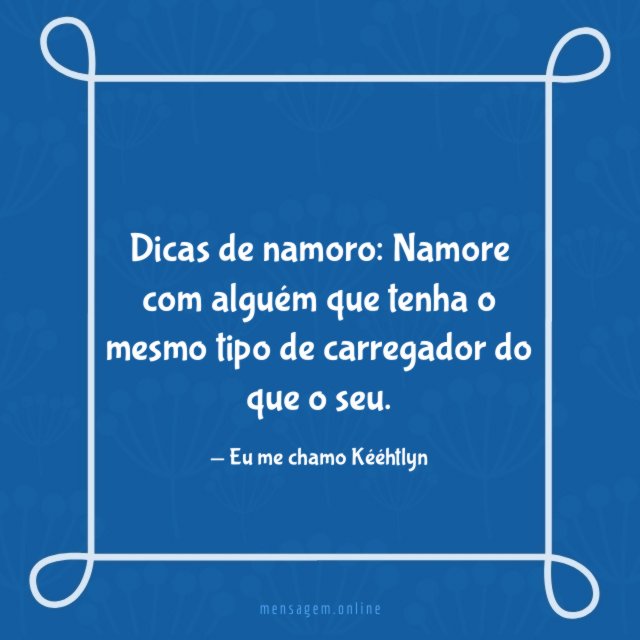 Dicas de namoro