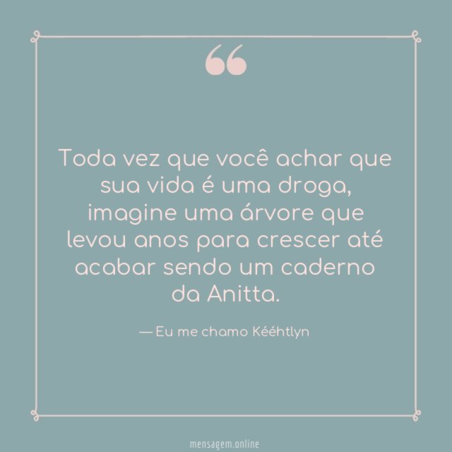Caderno da Anitta