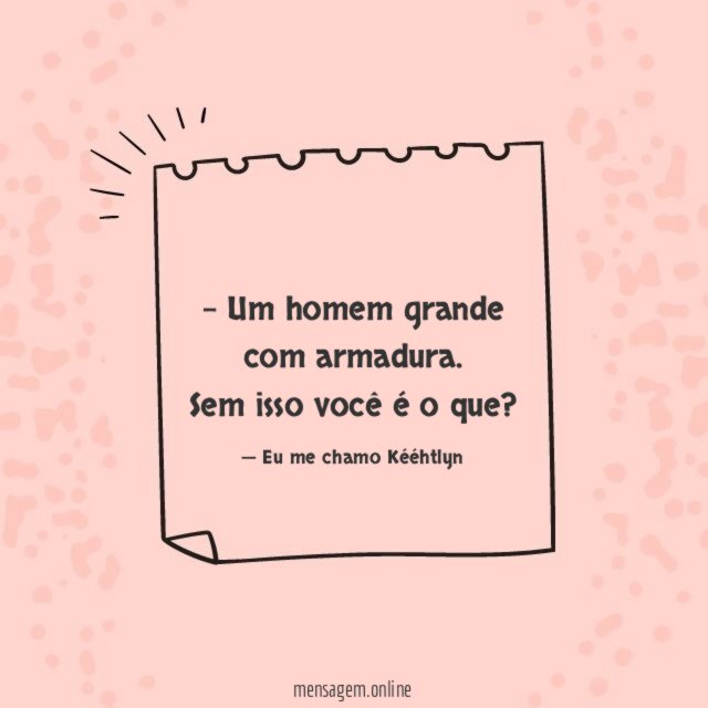 Um homem grande com armadura