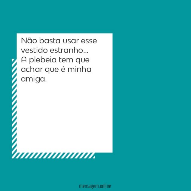 Não basta usar esse
