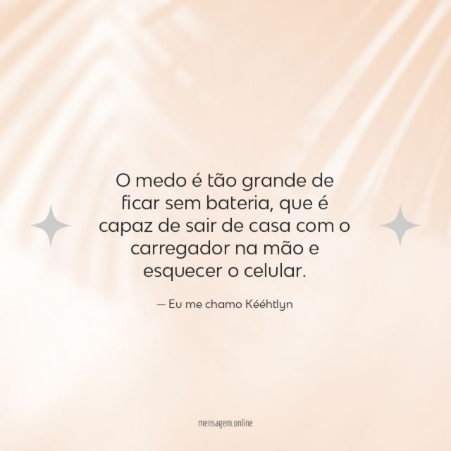 O medo é tão grande
