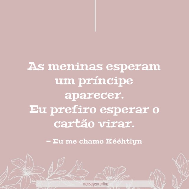 As meninas esperam um