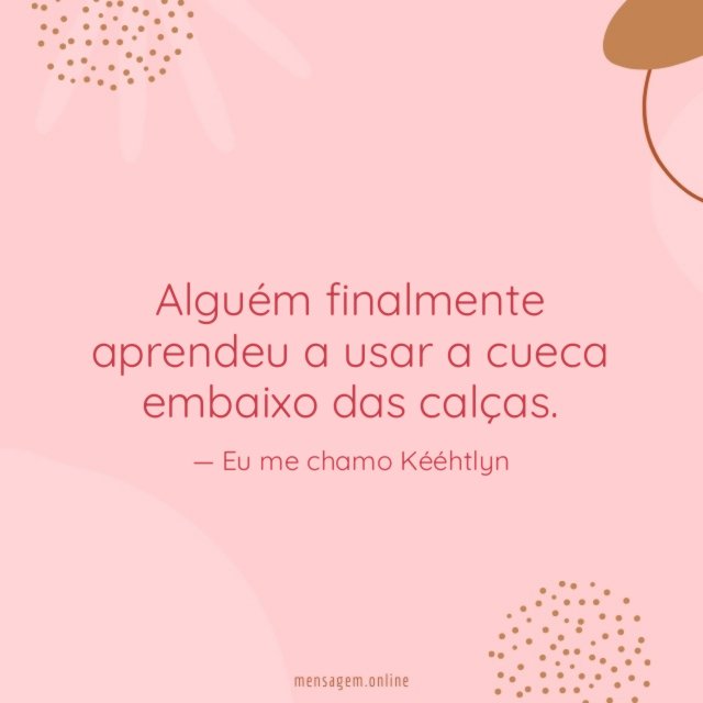 Alguém finalmente aprendeu