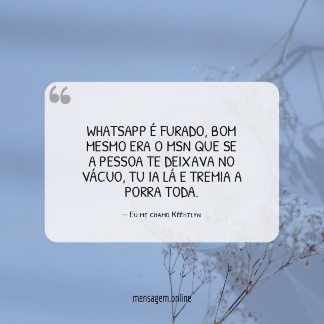 WhatsApp é furado