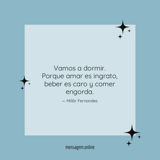 Vamos a dormir