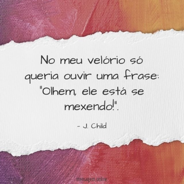 No meu velório só