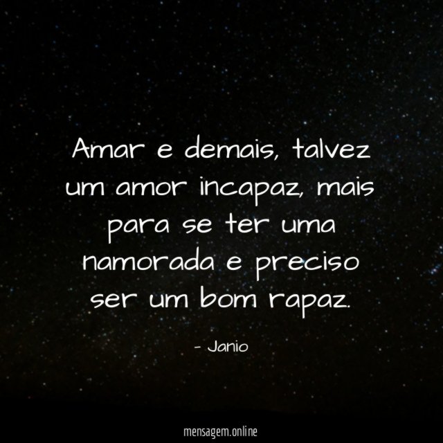 Amar e demais