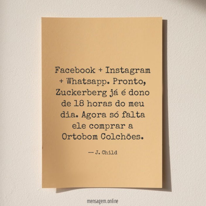 Agora só falta ele
