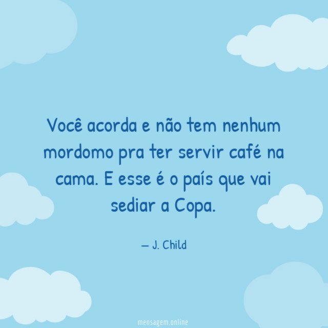Você acorda e não tem