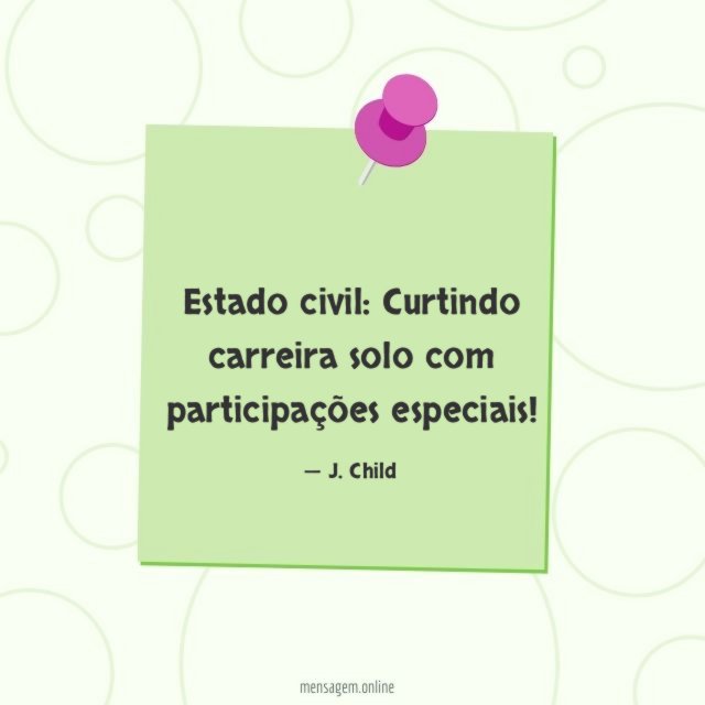 Curtindo carreira solo com