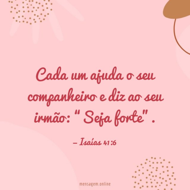 Cada um ajuda o seu companheiro