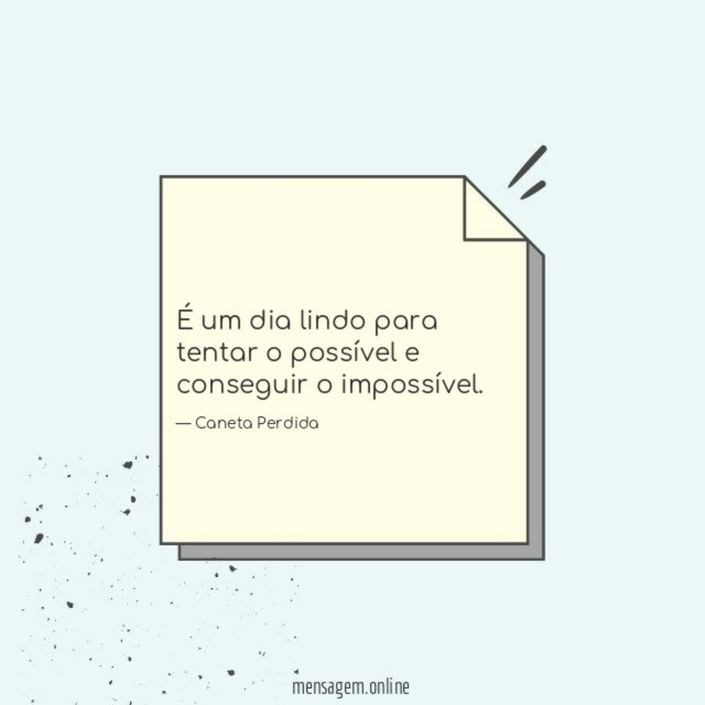 Conseguir o impossível