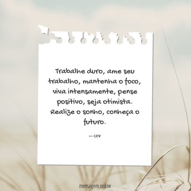 Conheça o futuro