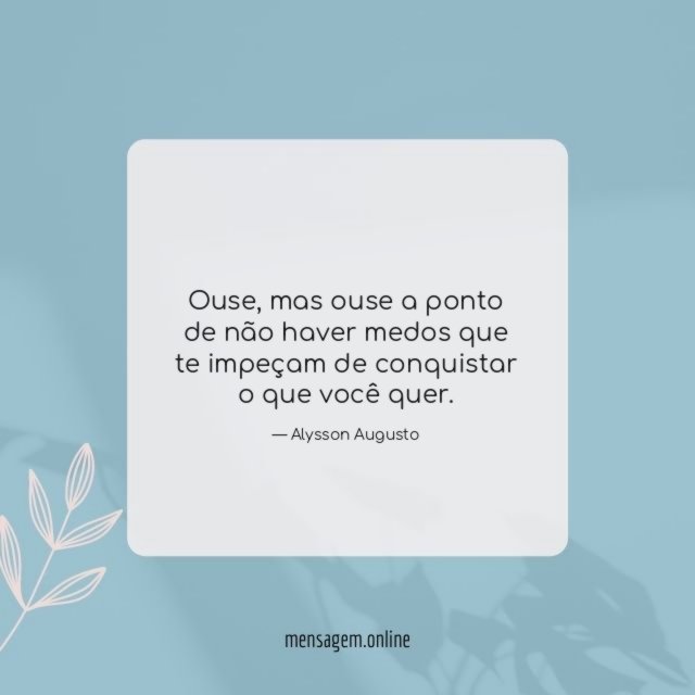 Conquistar o que você quer