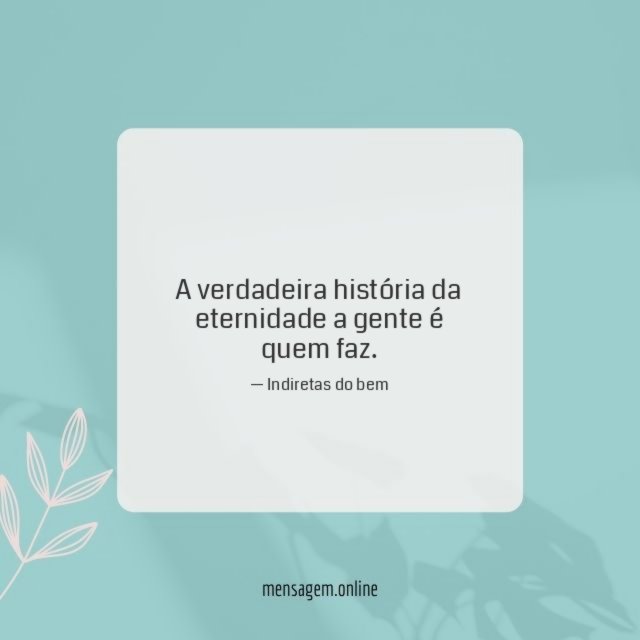 A verdadeira história