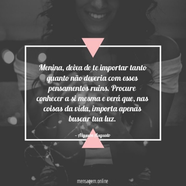 Apenas buscar tua luz